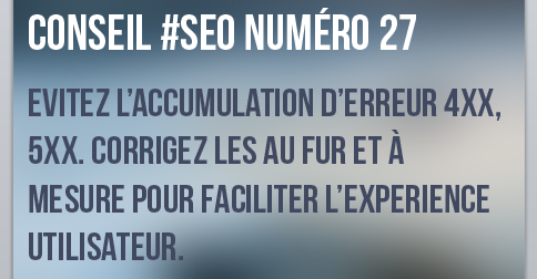 Evitez l'accumulation d'erreur 4xx 5xx