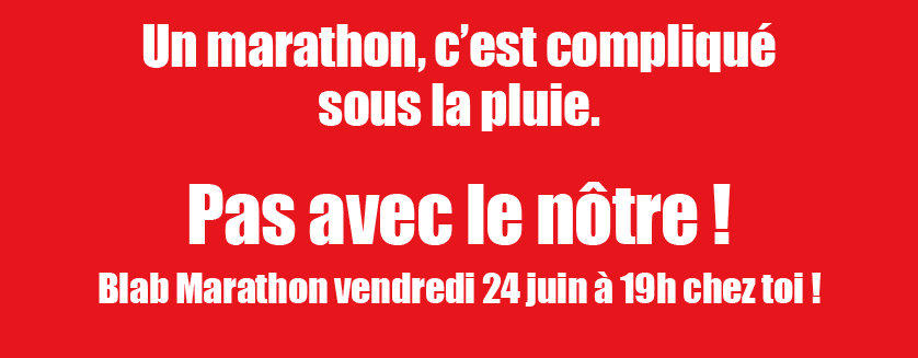 Affiche blab marathon