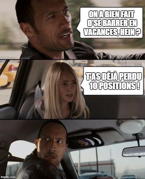 Quand tu es en vacances