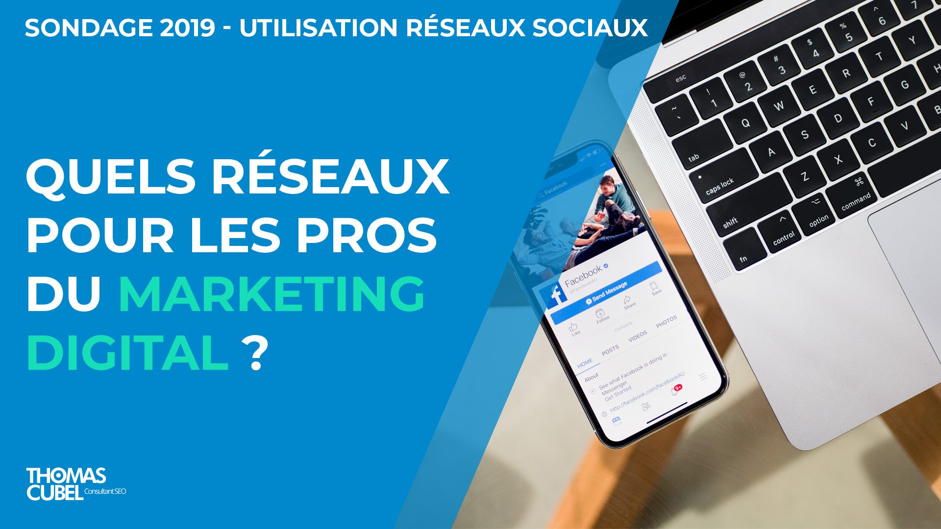 Résultats sondage réseaux sociaux secteur marketing digital